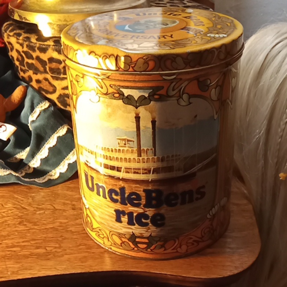 Uncle Ben's Rice Tin Canister, Collector's 40th Anniversary 1943- 1983.
